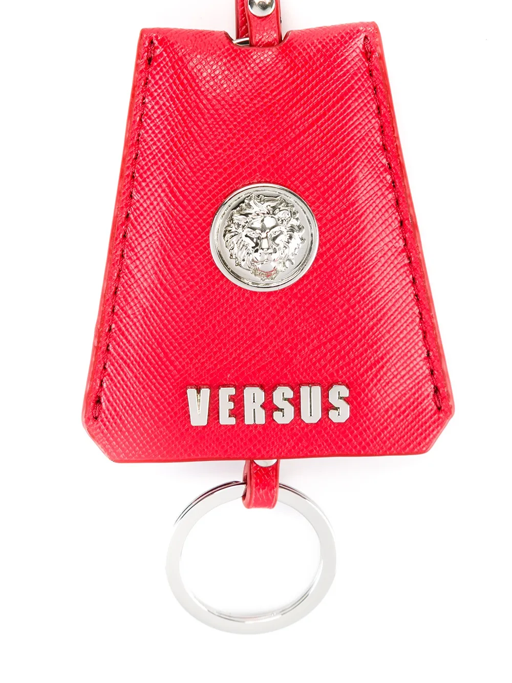 Versace logo tag keyring Rood