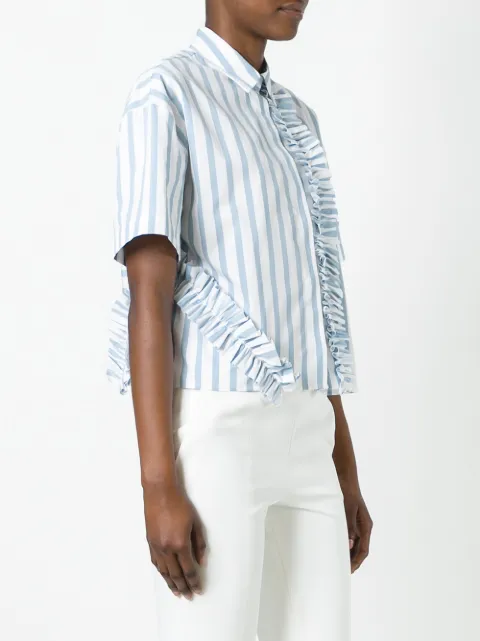 v neckline blouse