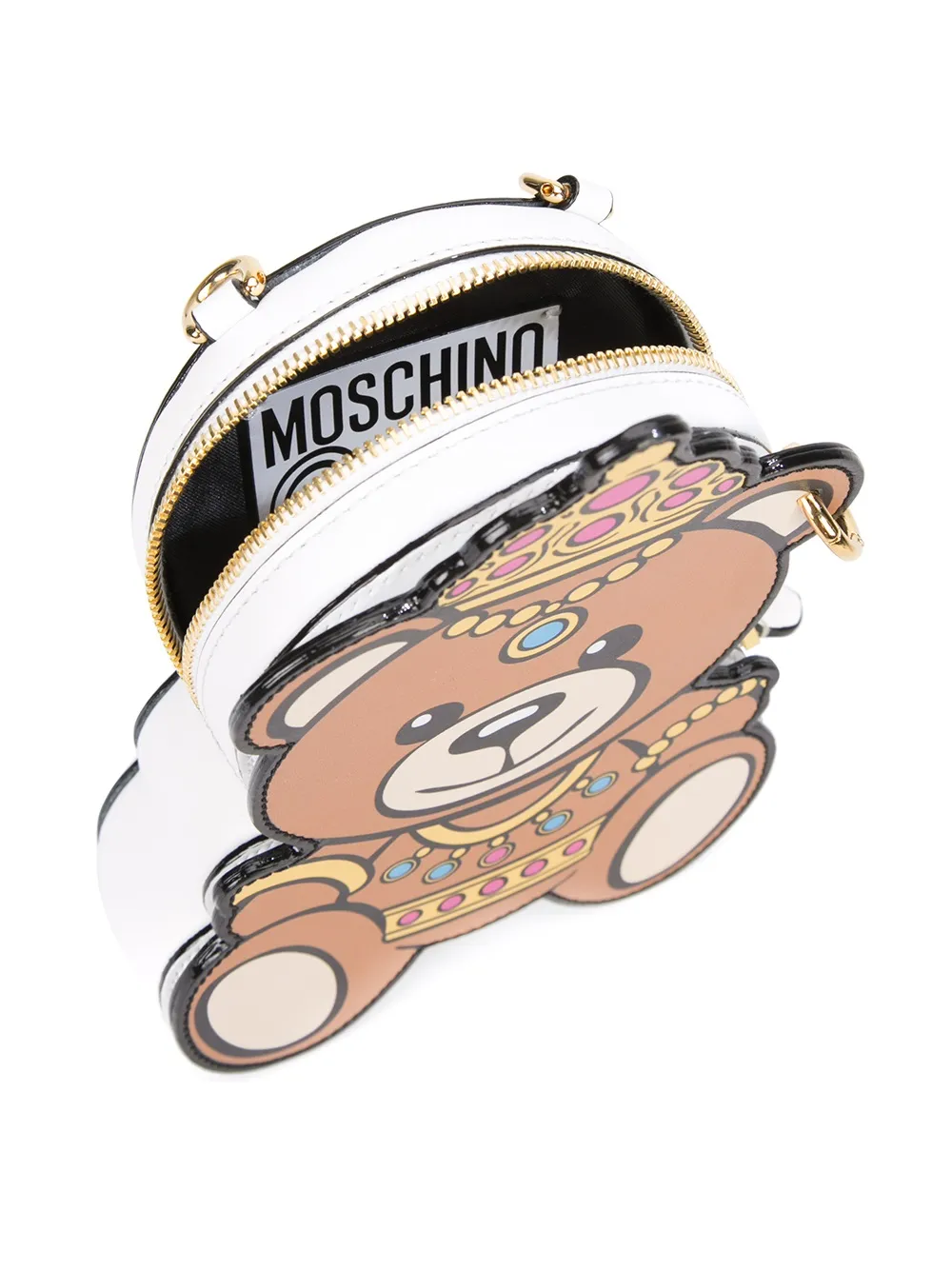 moschino 泰迪熊造型单肩包