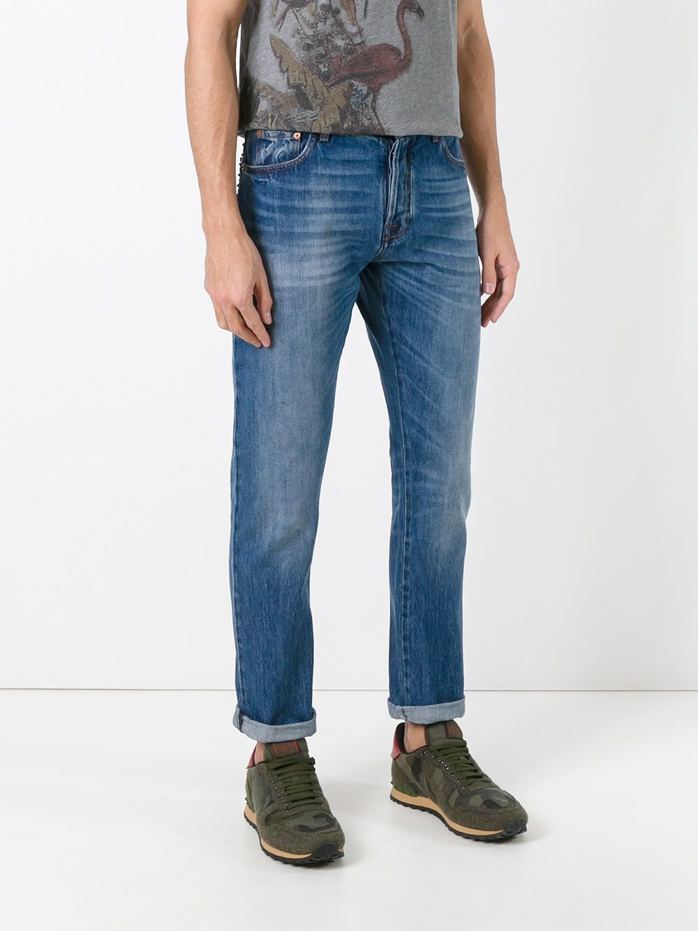 фото Valentino декорированные джинсы