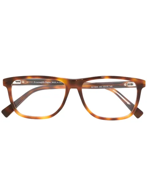 Ermenegildo Zegna Square Frame Glasses - Farfetch
