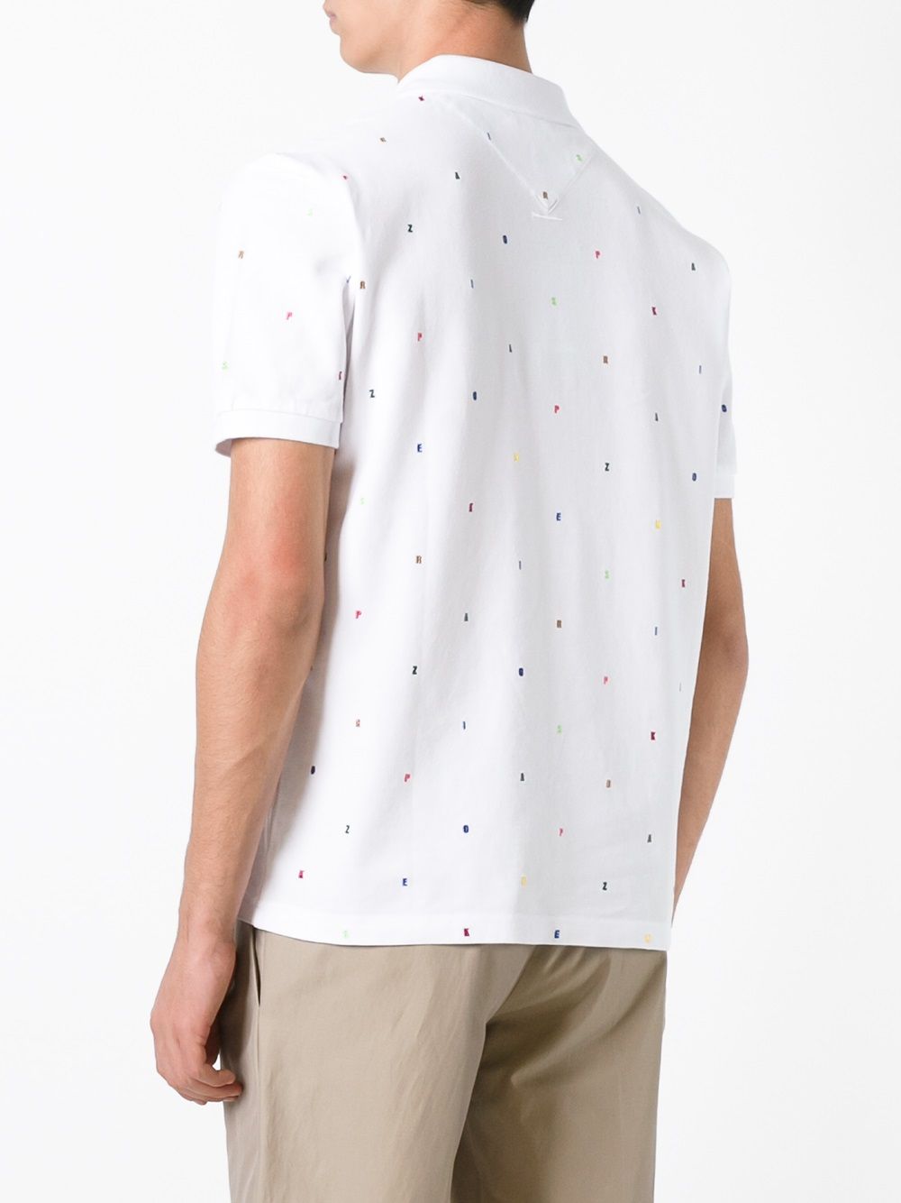 kenzo logo刺绣polo衫