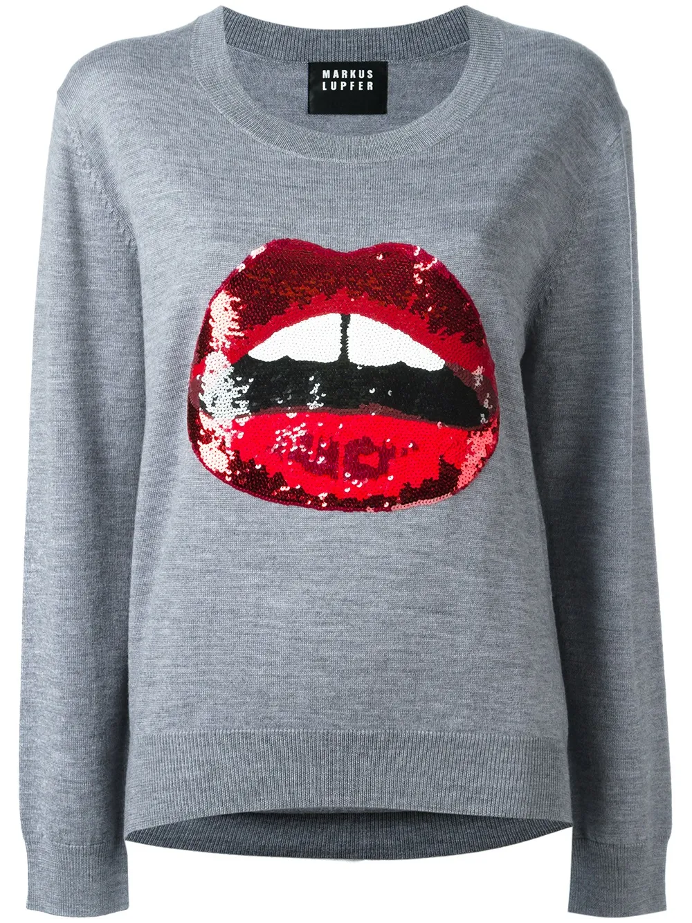 Jumper with red lips best sale