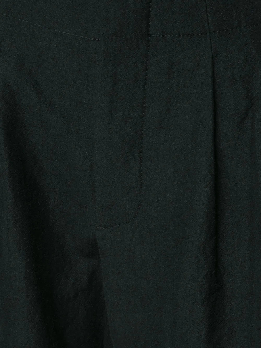 Uma Wang curved leg trousers Zwart