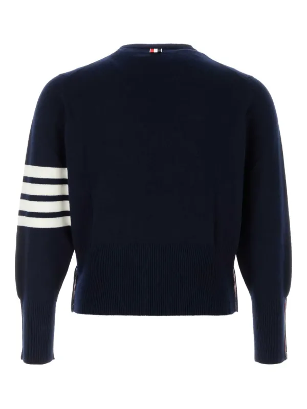 Thom Browne 4-Bar Cashmere Jumper Blue FARFETCH PH