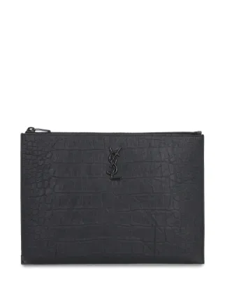 Yves saint laurent monogram clutch sale