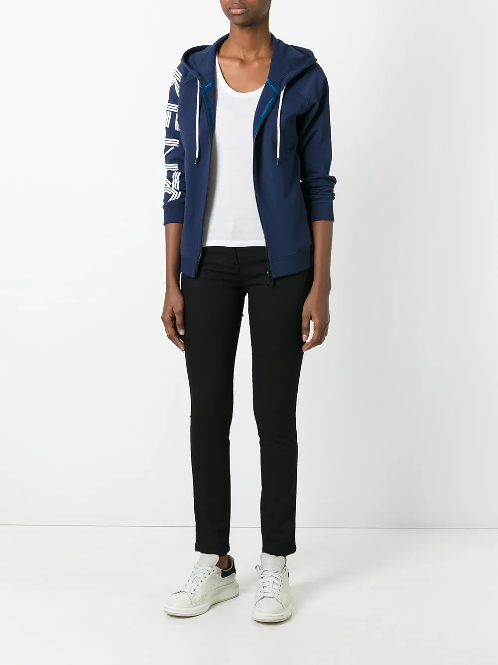  Kenzo Kapuzenjacke Mit kenzo Print   Blau 
