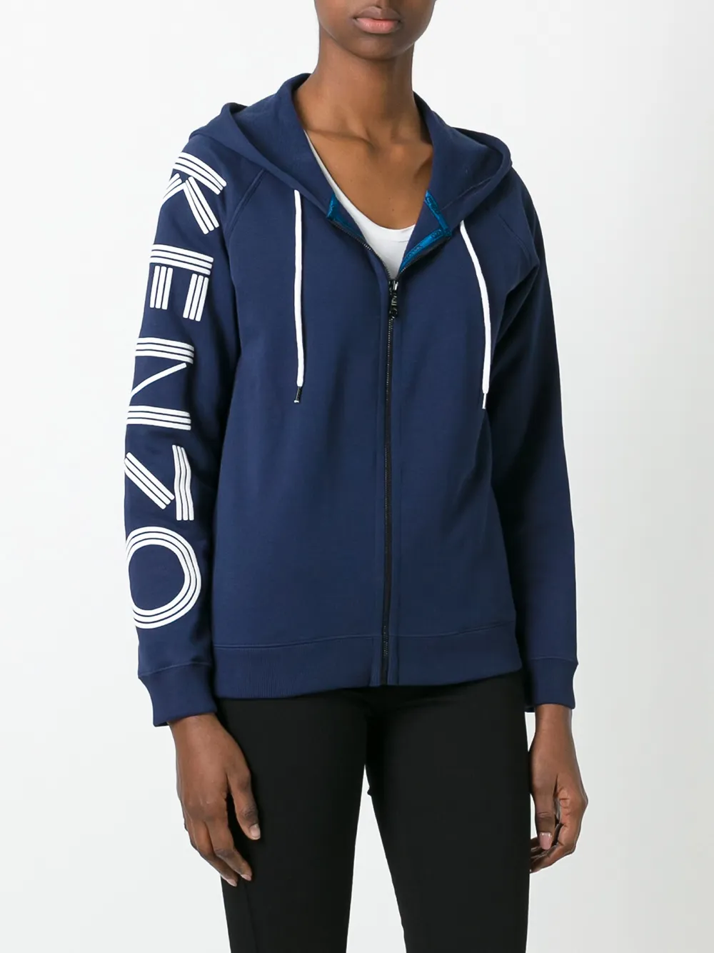  Kenzo Kapuzenjacke Mit kenzo Print   Blau 