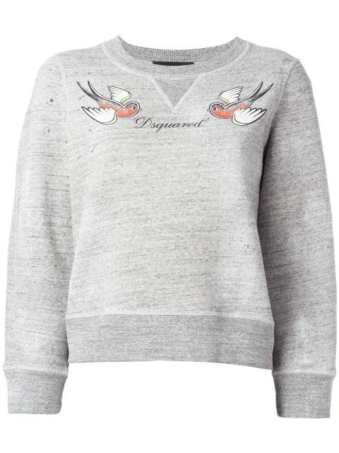 DSQUARED2 bird logo sweatshirt