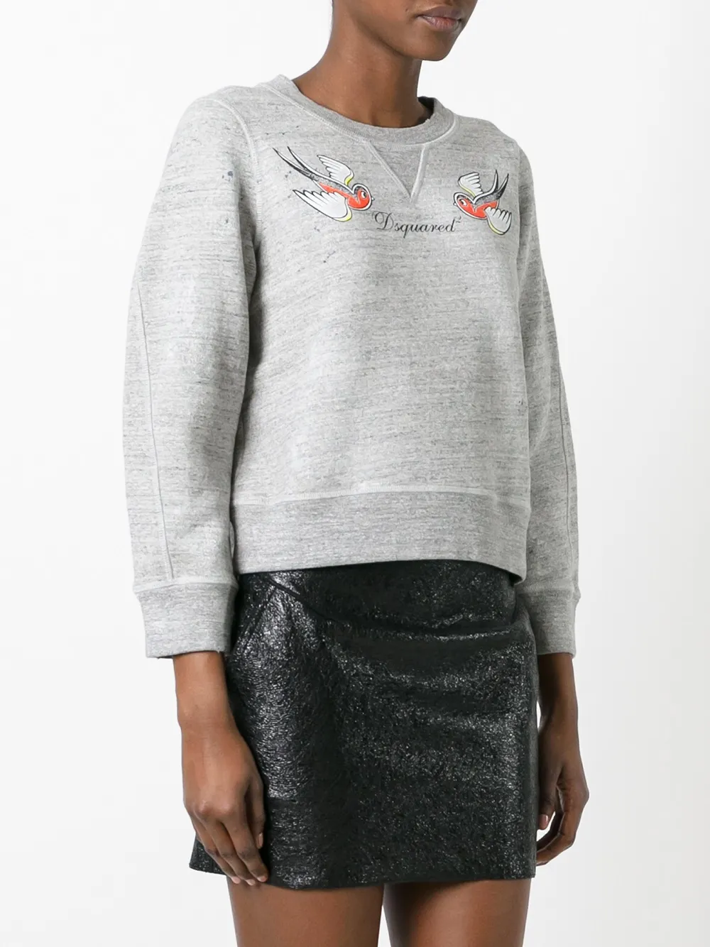 DSQUARED2 bird logo sweatshirt Grijs