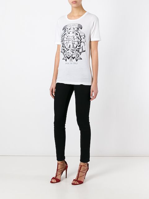 dsquared2 t shirt wit