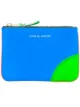 Image 1 of Comme Des Garçons Wallet colour block zipper purse