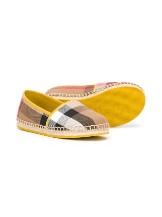 burberry sneakers kids yellow