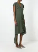 Marni asymmetric ruched dress