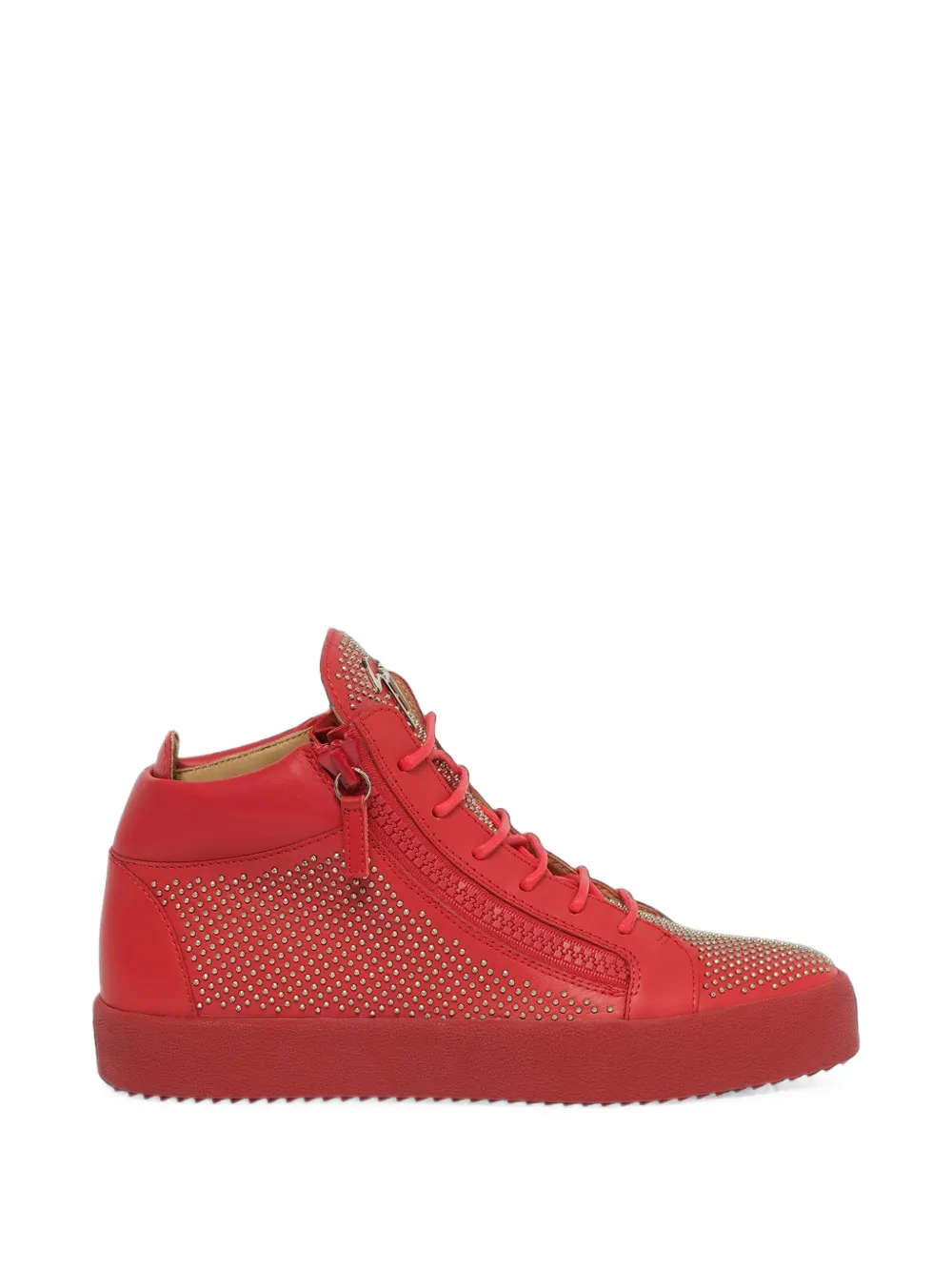 Giuseppe Zanotti 'Connor' Mid-Top-Sneakers - Rot