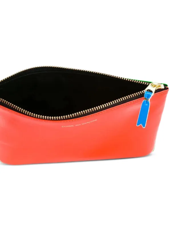 財布・小物その他 Wallet Cdg Camel Textured Wallet With Vibrant Orange Comme Des Garçons Wallet Leather Wallet | Orange | FARFETCH CA