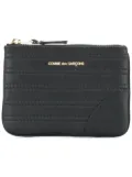 Comme Des Garçons Wallet stitch coin purse - Black