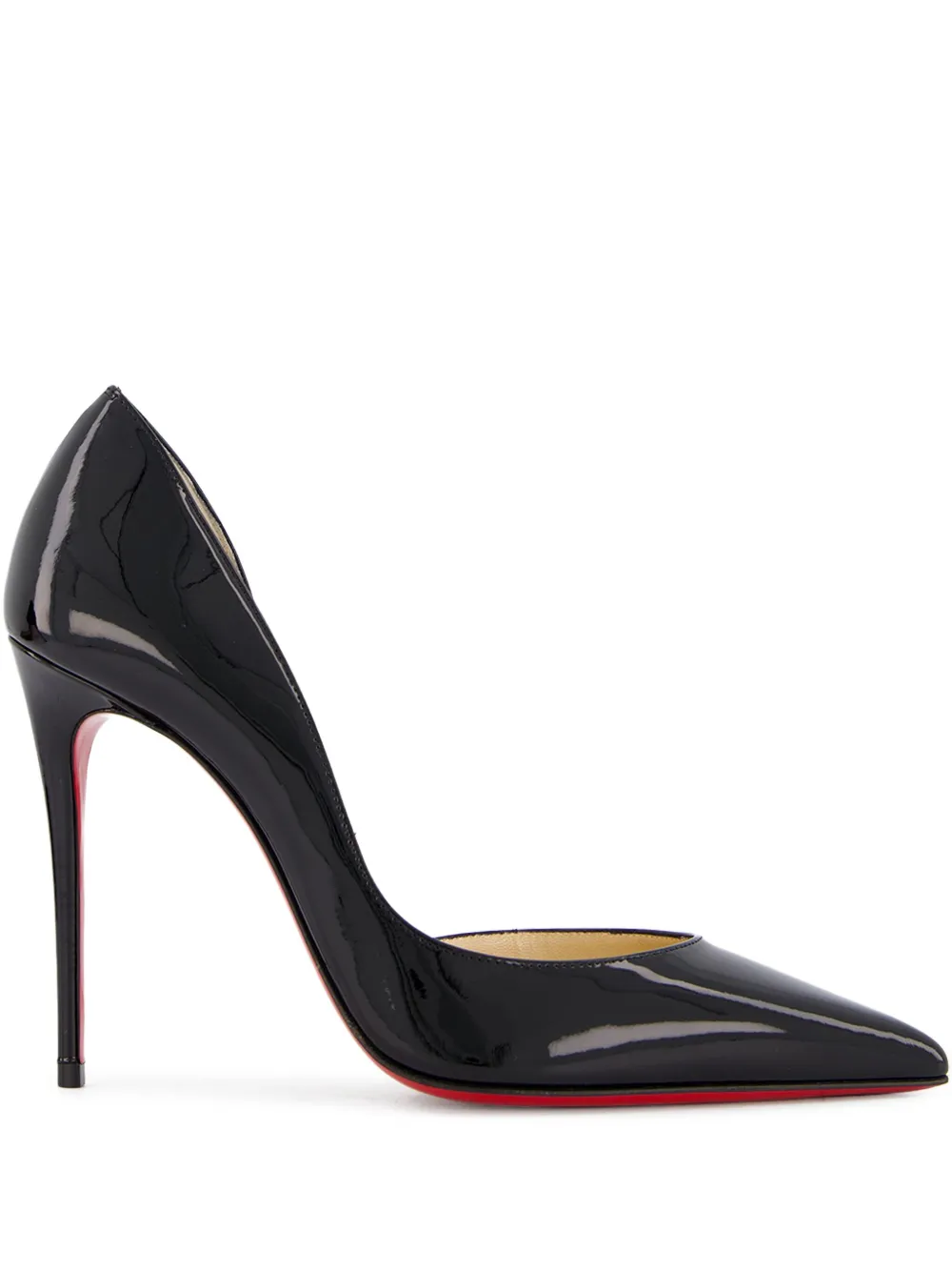 Christian Louboutin zapatillas Iriza de charol con tacón de 100mm | negro | Image 1
