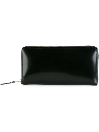 Comme des garcons top glossy black wallet