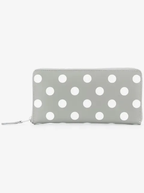 Comme Des Garçons Wallet polka dot zip wallet
