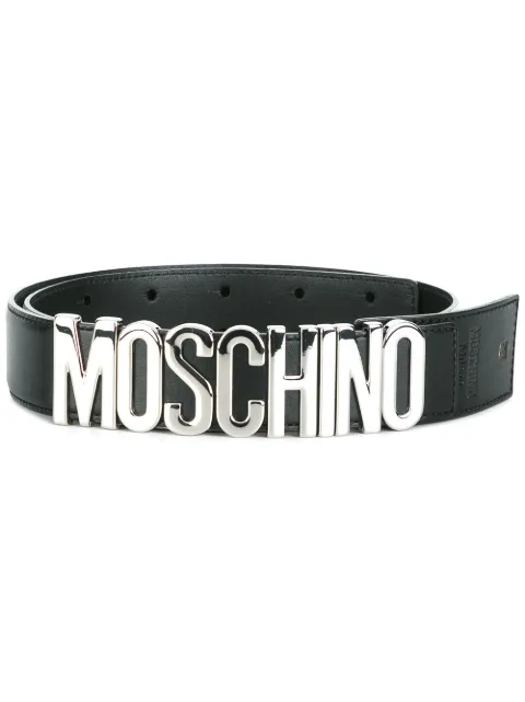 Moschino logo belt