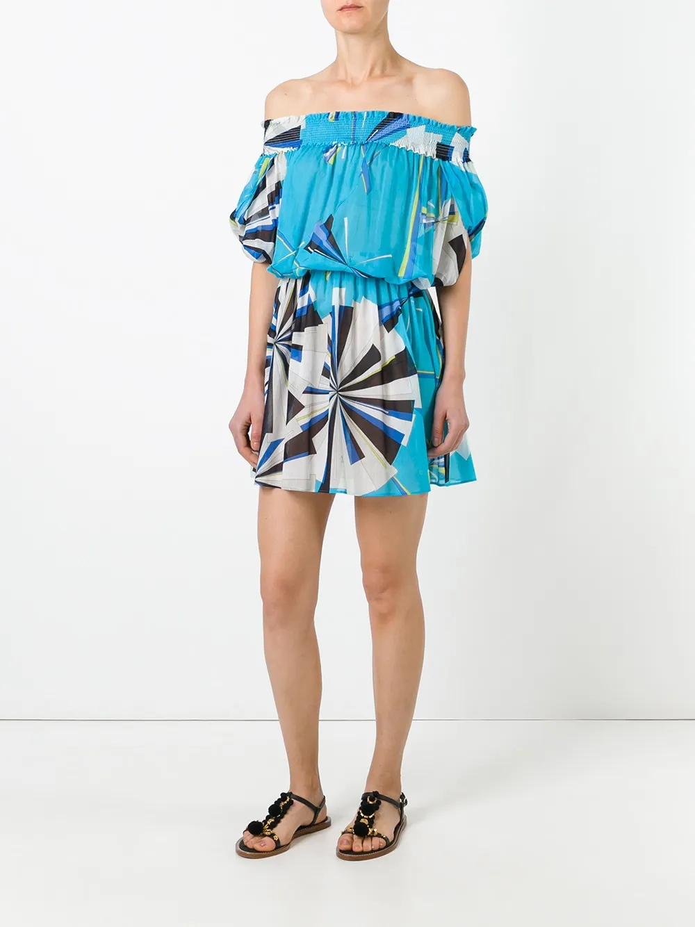 PUCCI geometric print short dress - Veelkleurig