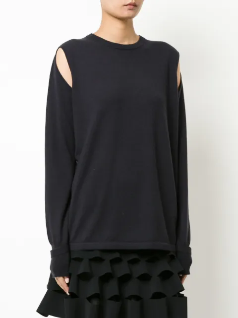 DION LEE Slit Sleeve Jumper | ModeSens
