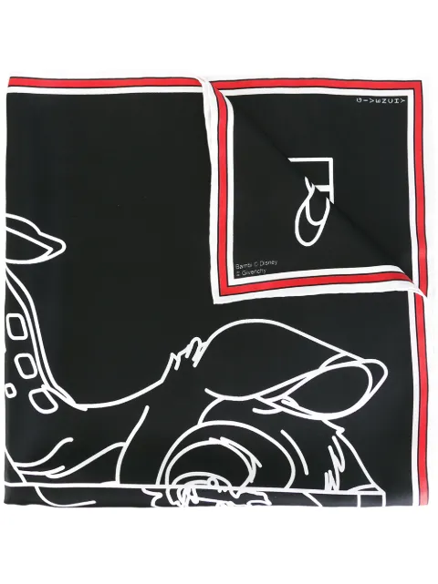 Givenchy Bambi print scarf