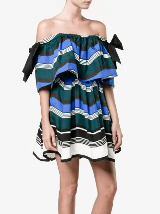 fendi off shoulder dress