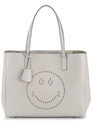 smiley face tote bag