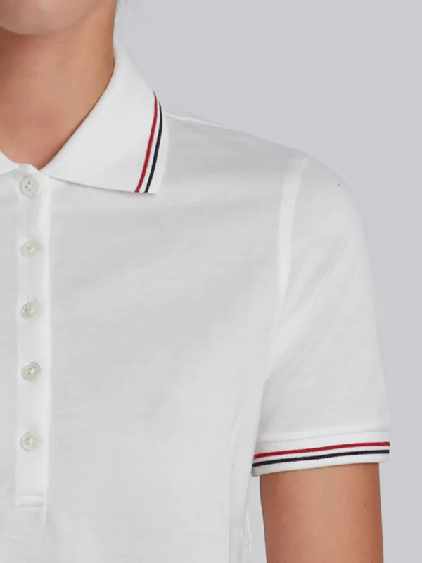mercerized pique polo shirt