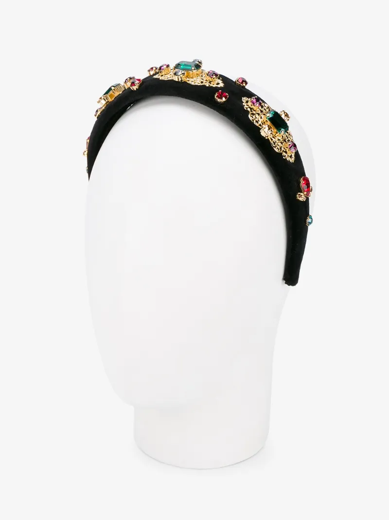 Dolce & Gabbana crystal-embellished headband
