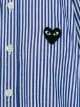 Comme Des Garçons Play Kids قميص مخطط