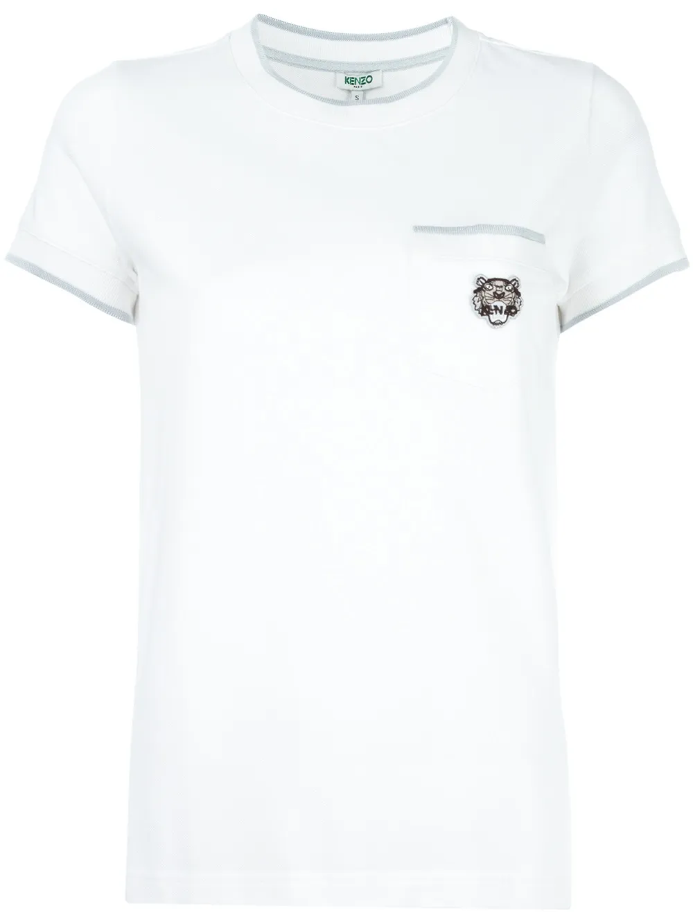 Kenzo T-shirt 'Mini Tiger' - Bianco