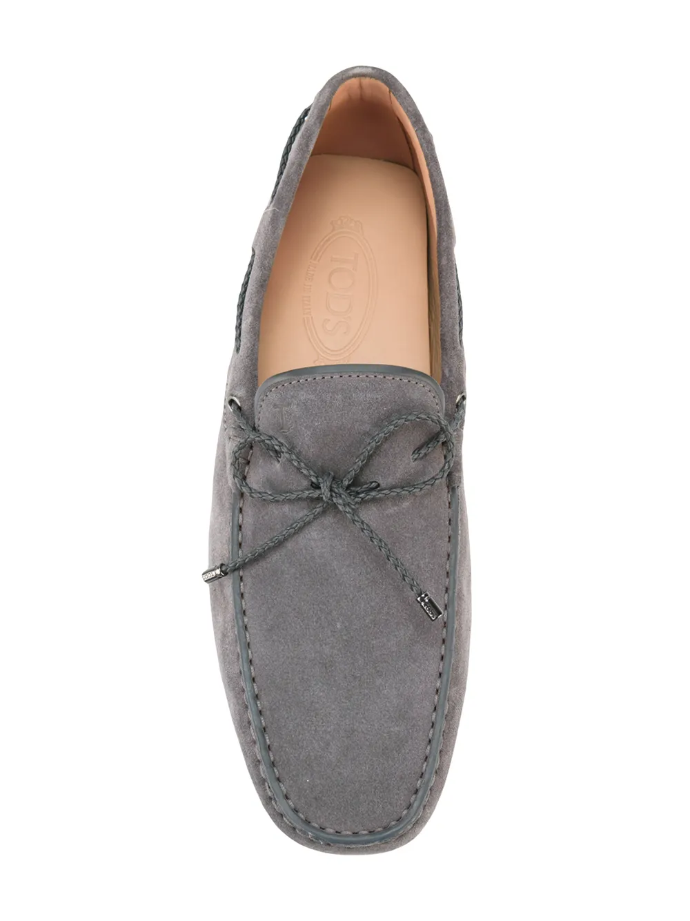 Tod's tied-up loafers Grijs