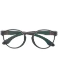 Herrlicht round framed glasses - Brown