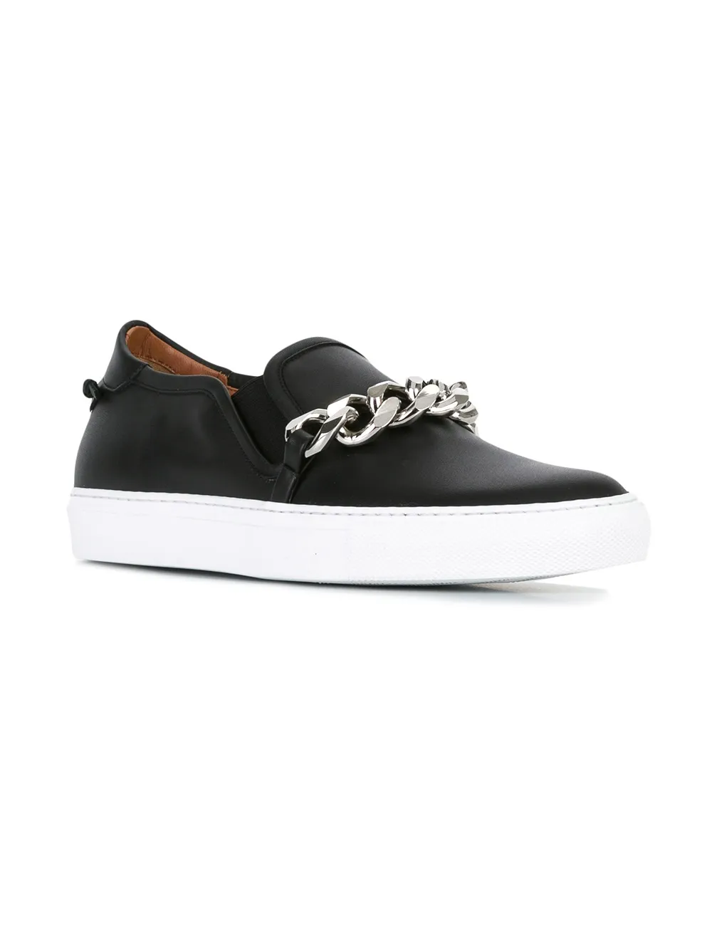 Givenchy chain trim skate sneakers Zwart