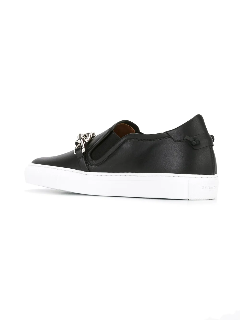 Givenchy chain trim skate sneakers Zwart