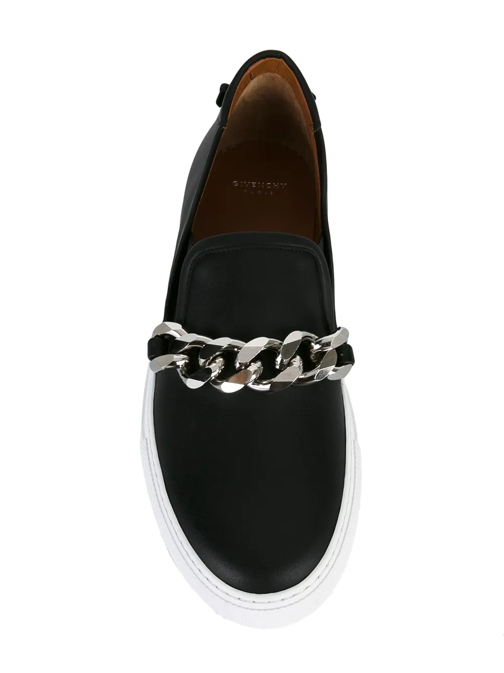 Givenchy chain trim skate sneakers Zwart
