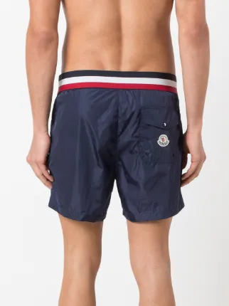 moncler swim shorts light blue moncler swim shorts light blue