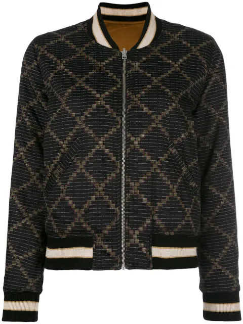 Bomber Dabney Imprimé Coton Veste En q0xZAxX
