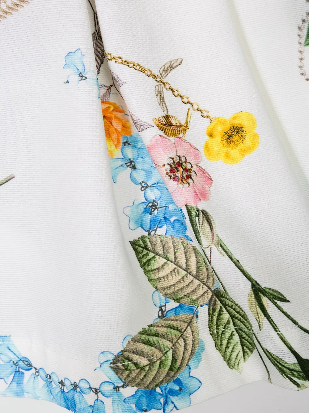 Monnalisa zwembroek met bloemenprint Rood