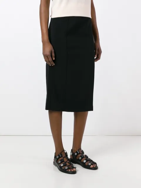 T BY ALEXANDER WANG Cotton-Jersey Midi Skirt | ModeSens