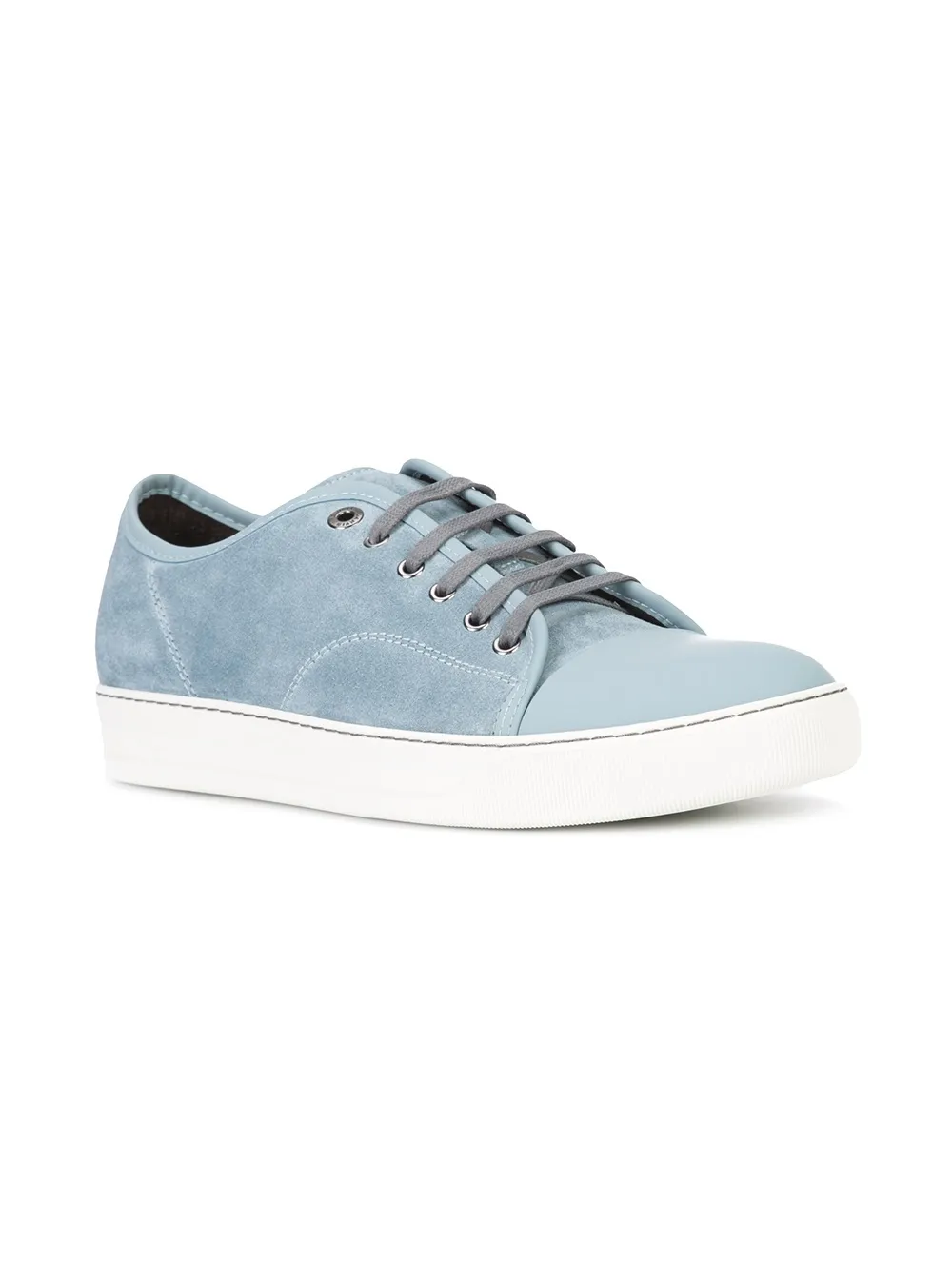Lanvin contrast toe cap sneakers Blauw