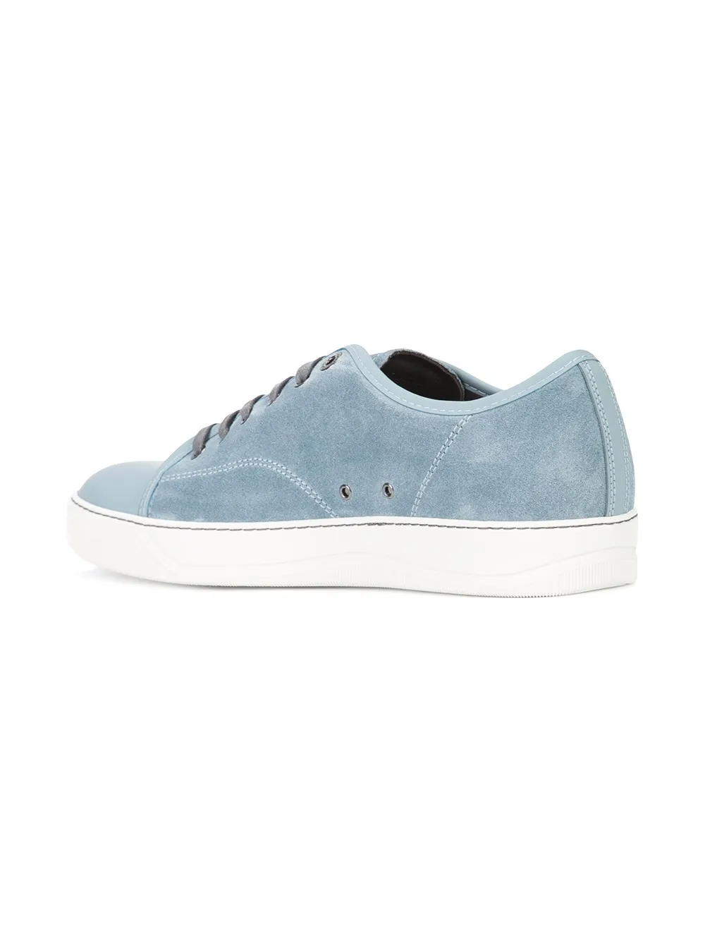 Lanvin contrast toe cap sneakers Blauw