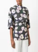 Marni Whisper print open back blouse