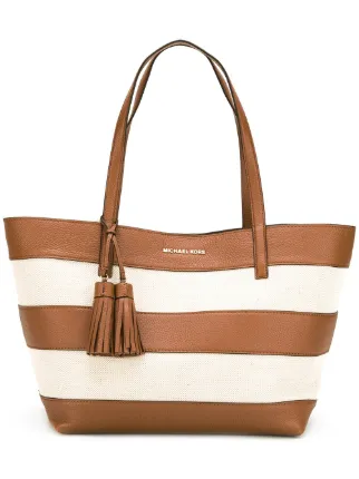Michael Kors Striped Tote Farfetch Michael Kors Striped Tote