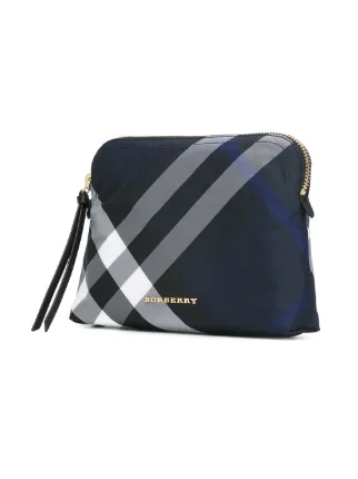 Burberry Housecheck Makeup Bag Farfetch Burberry Housecheck Makeup Bag