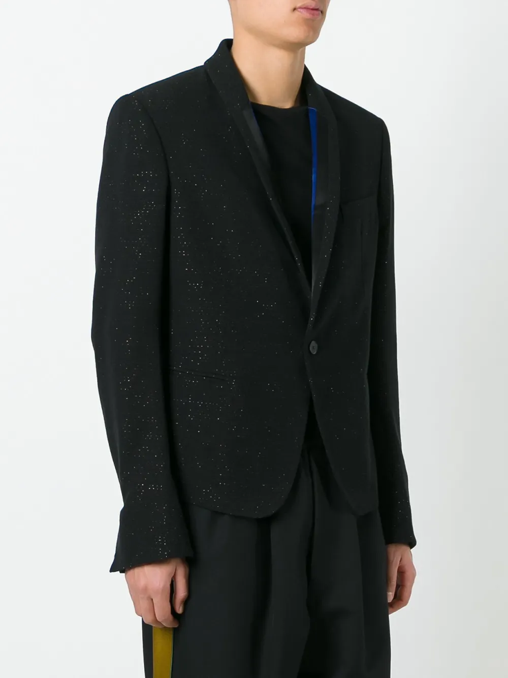 Glitter Effect Boxy Blazer