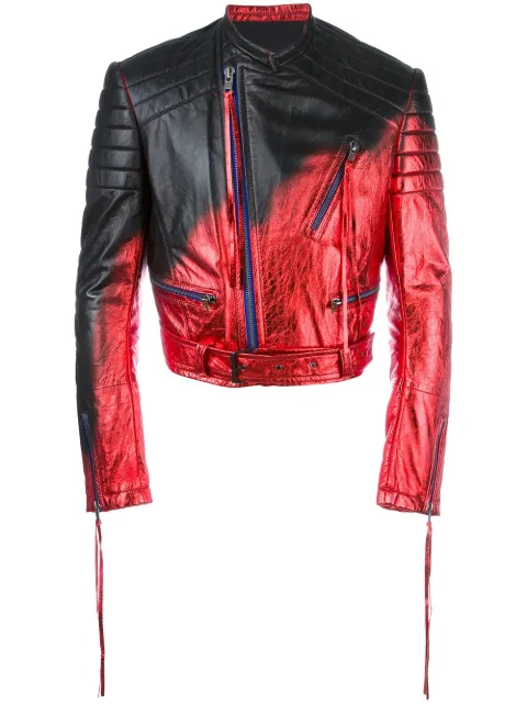 Haider Ackermann Metallic Biker Jacket Farfetch